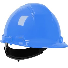 Dynamic Whistler Cap Style Hard Hat, HDPE Shell, ANSI Type 1, Class E, 4-Point Suspension, Wheel Ratchet Adjustment, Sky Blue (280-HP241R-07)