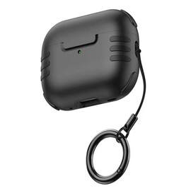 ANYOGRO AirPods 3 Case, 3rd Generation, Cat Shape, Shockproof, Hard Shell, Oilproof, Waterproof, Drop Prevention, Cushioning, Easy Installation, Compatible with AirPods 3 2021, Black