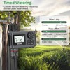 Water Timer, Digital Irrigation Controller System with Rain Delay/Manual Mode/Automatic,