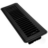 4" X 12" Floor Register with Louvered Design - Heavy