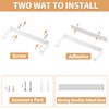 Paper Towel Holder Under Cabinet, White Kitchen Accessories Decor, Wall