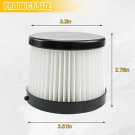 6 Pack DCV5011H HEPA Filter for DEWALT DCV501HB 20V Vacuum