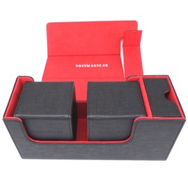 docsmagic.de Premium Magnetic Tray, Long Box, Small, Medium, Large + Flip Boxes - Black Blue Green Red White Yellow Orange Purple