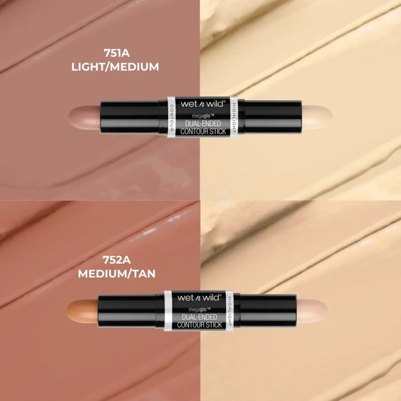 ✨ Wet n Wild MegaGlo Dual-Ended Contour Stick – 2-in-1