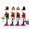 SurpriseSeptember Christmas Nutcracker Ornament,12 inch Traditional Painted Wooden Nutcracker Soldier