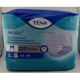 TENA Disposable Underwear Medium Proskin-Extra 16 Ct