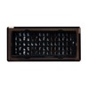 Decor Grates (4-Pack) AGH410-RB Gothic Floor Register, 4x10 Inches, Rubbed