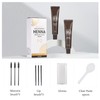 Eyebrow Tint Kit Brown Hen-na, Semi-Permanent Professional Brow Tint Kit