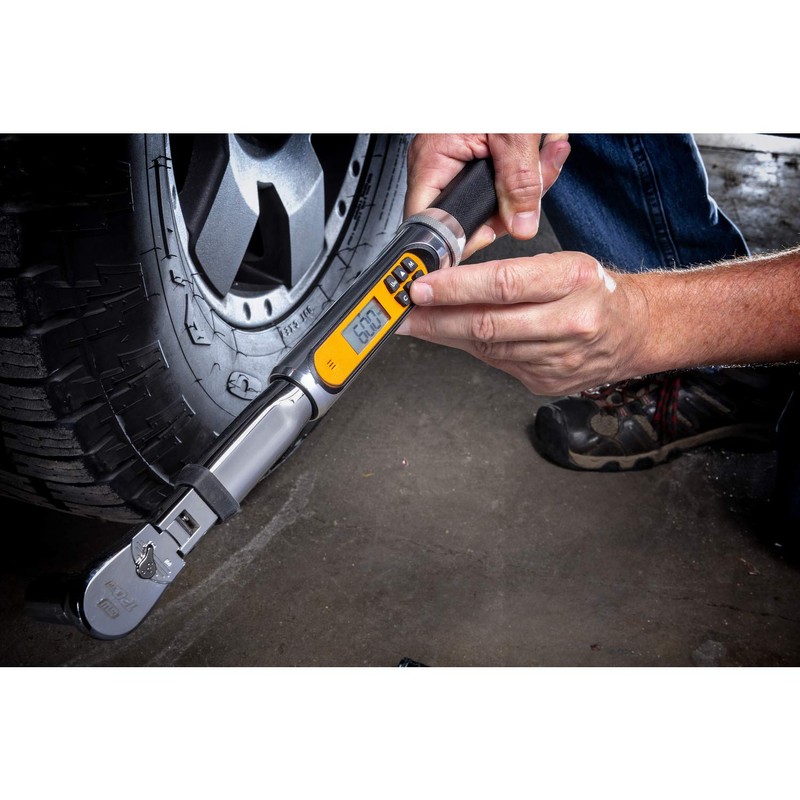GEARWRENCH Flex Head Electronic Torque Wrench with Angle
