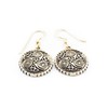 WINDALF Silan Celtic Triskele Earrings 1.9 cm Bronze, Fabric jewellery