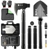 Camping Foldable Digging Shovel,MultiTool Steel Tactical Kit, Military Survival Shovel,