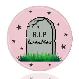 20th Birthday Badg 30th Birthday Badge - Hello Thirty Special Birthday Card & RIP Twenties Badge for Women Men