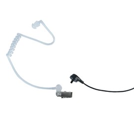 Klykon 2 Pin Covert Acoustic Tube Earpiece Headset with Mic PTT for Motorola cls1110 cp200 cls1410 cp185 cp200d rdm2070d walkie Talkie 2 Way Radio(10 Packs)