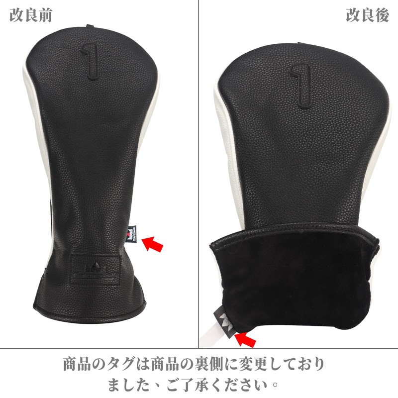 CRAFTSMAN Golf Driver Cover, For DR, 460CC Compatible, Three Piece