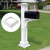 Aemygo 12 Pcs Vinyl Post Skirt, 4x4 Inch White Column