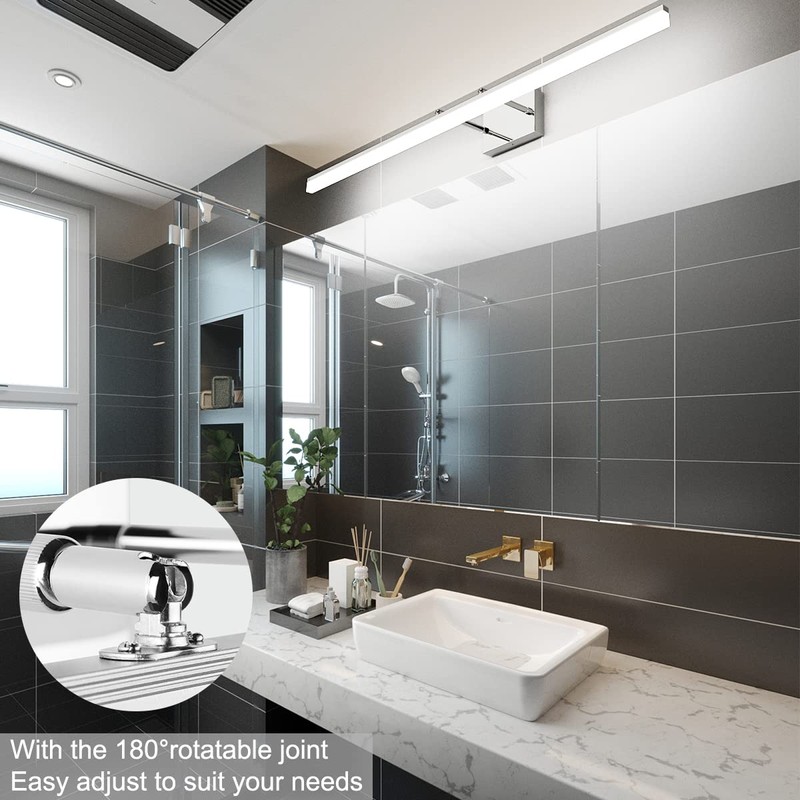 Aipsun 48 inch LED Vanity Lights Adjustable Bathroom Wall Light