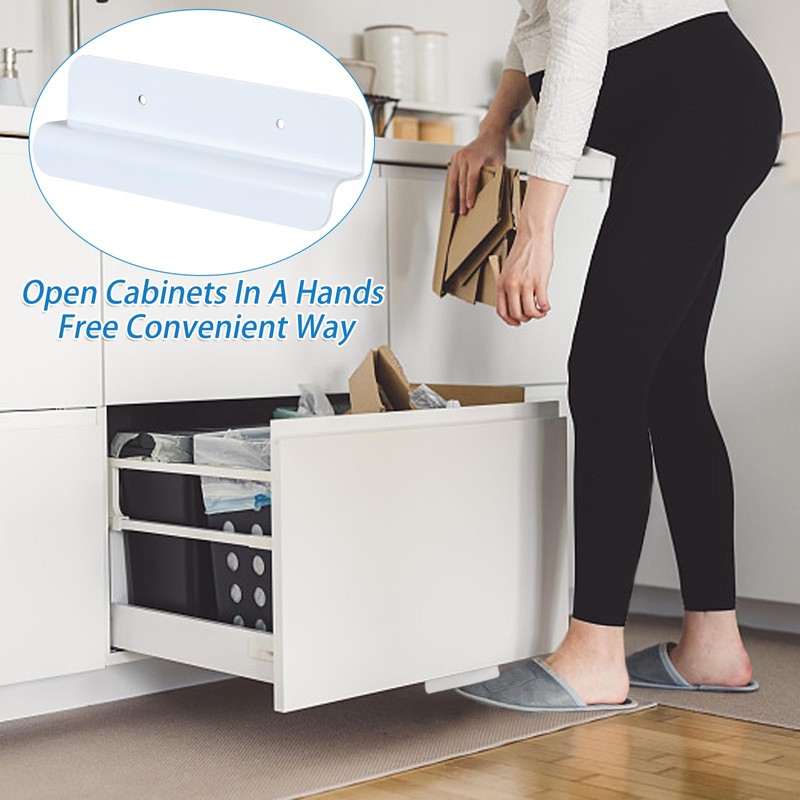 Sozize Cabinet Foot Pull for Trash Can - Touchless Handle