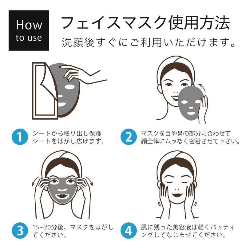 KisoCare Onsen Water Face Mask with Human-Type Ceramide, 30-Piece Set,