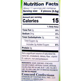 Sour Fruit Razzles Candy, 1.4 Ounce, Pack of 3