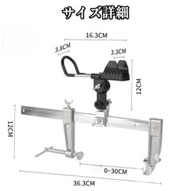 pilviz Rod Holder, Rod Holder, Rod Stand, Omnidirectional, Adjustable, Rod Holder for Rod Storage