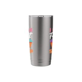 I Speak Fluent Syrup Shaved Ice Fruit Puerto Rico Stainless Steel Insulated Tumbler