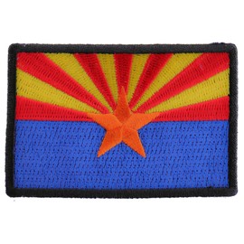 Arizona State Flag Patch - 3x2 inch