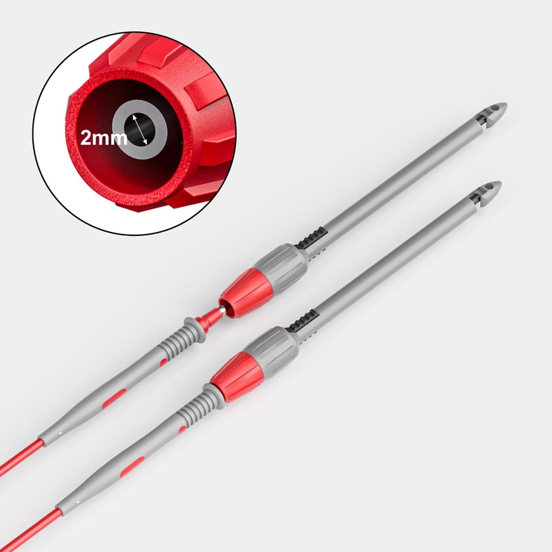 Cleqee 2mm Wire Piercing Probe Long Puncture Pin Wire Piercing