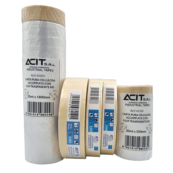 Imbiancare Set of 2 Colour Protection Films + 2 Rolls