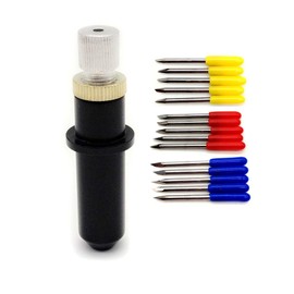 WOLOVO 15pcs/Set 30/45/60 Degrees Mimaki Printer Plotter Cutter Blade with Mimaki Holder