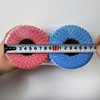 JINYUDOME Cloth Roll, 2 Rolls, Red & Blue, Disposable Cleaning