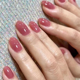 sandanfine Pressing style fake nails, reusable fake nails, fake nails, minimalist fake nails, fashionable fake nails, with Press on Nail Adhesive38