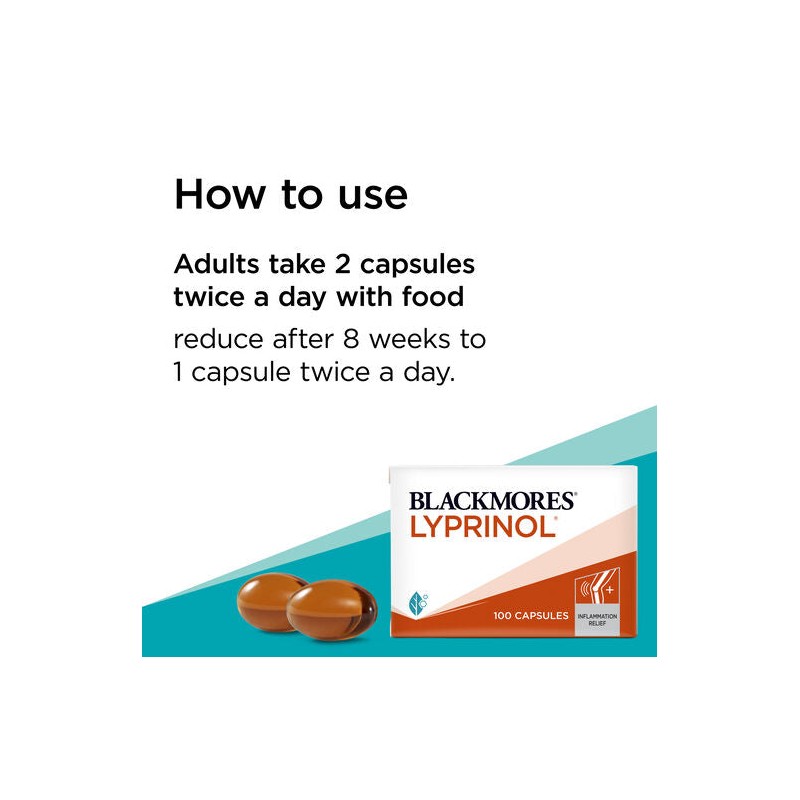 Blackmores Lyprinol 100 Capsules