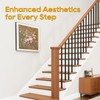 12P Wrought Iron Balusters Plain Bar for Staircase, 1/2" x