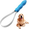 Dual-Sided Dog Shedding Blade,Dog Deshedding Loop Brush,1Pc Dog Shedding Brush,Dual-Sided