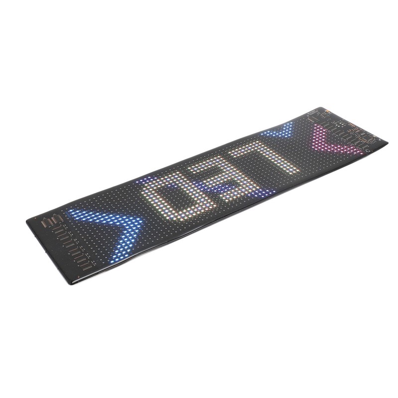 LED Car Sign Professional 13.7x4.0inch Thin Waterproof Scrolling Programmable Flexible