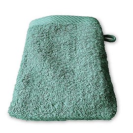 Lanudo® Pure Line Luxury Wash Mitt 600 g/m² 21 x 15 cm 100% Finest Premium Terry Cotton Highest Quality Flannel Wash Cloth Wash Cloth Wash Mitt Colour: Mint Green