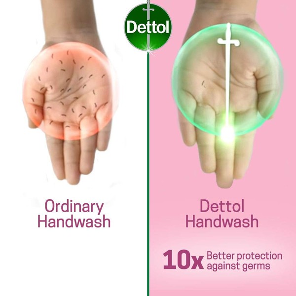 Dettol Skincare pH Balanced Liquid Handwash Refill Pouch (175ml) pack of 3