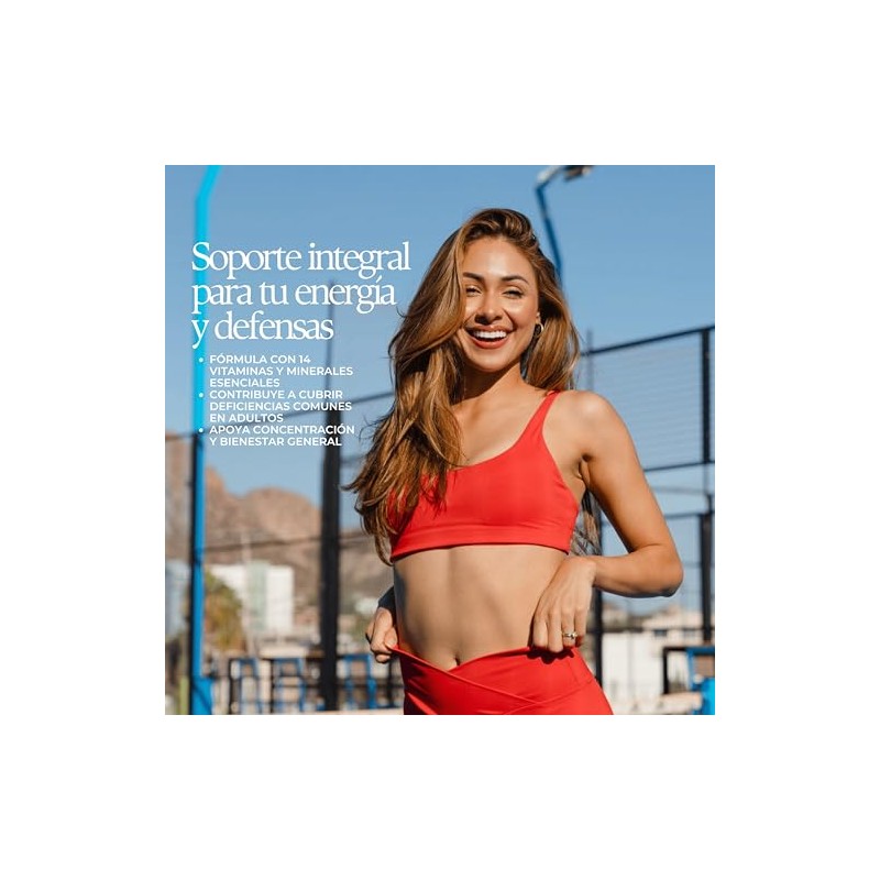Caro Fit Bienestale Multivitamínico Mujer Gluten Vitaminas Minerales Incluye Calcio