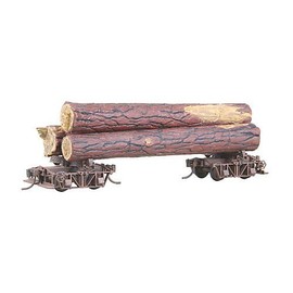 HO KIT Disconnect Log Car