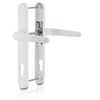 Genius® Upvc Door Handle Set White Sprung Lever/Lever - 92mm
