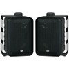 BIC AMERICA RTRV44-2 4 RtR Series 3-Way Indoor/Outdoor Speakers (Black)