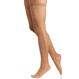 Berkshire All Day Sheer Thigh High with Invisible Toe - Style 1590 - City Beige, AB