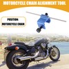 Partuto 1 Pc Universal Motorcycle Chain Alignment Tool - Aluminum