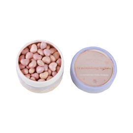 Profusion Cosmetics Frosted Snow Sparkle Twinkling Lights Vegan and Cruelty-Free Illuminating Powder Puff Set for Effortless Radiance