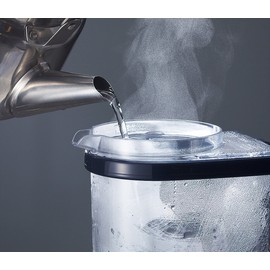 Iwasaki Industries K-1297NB Vertical and Horizontal Handle Pitcher, 0.6 gal (2.2 L)