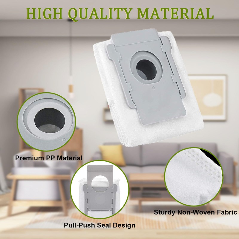 BAKTH 12 Staubsaugerbeutel kompatibel mit Roomba i7