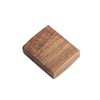 Wislist Curved Slim Ring Box for Proposal - Wood Engagement