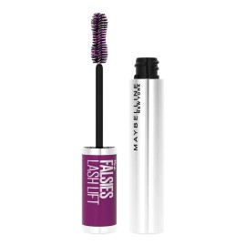 Maybelline The Falsies Lash Lift Mascara para Pestañas, Efecto Lifting Instantáneo con Volumen y Longitud, Fórmula Lavable, Tono Blackest Black, 8.6 m