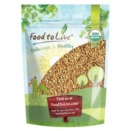 Food to Live Organic Oat Groats, 1.5 Pounds — 100% Whole Grain, Non-GMO Seeds, Kosher, Raw, Non-Irradiated, Vegan, Bulk, Low Glycemic, Rich in Protein, Fiber, Copper and Manganese