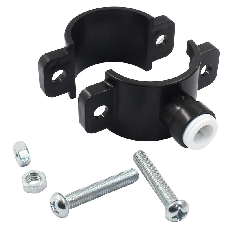 Waziaqoc 2 PCS Drain Saddle Valve with 3/8 Inch Quick